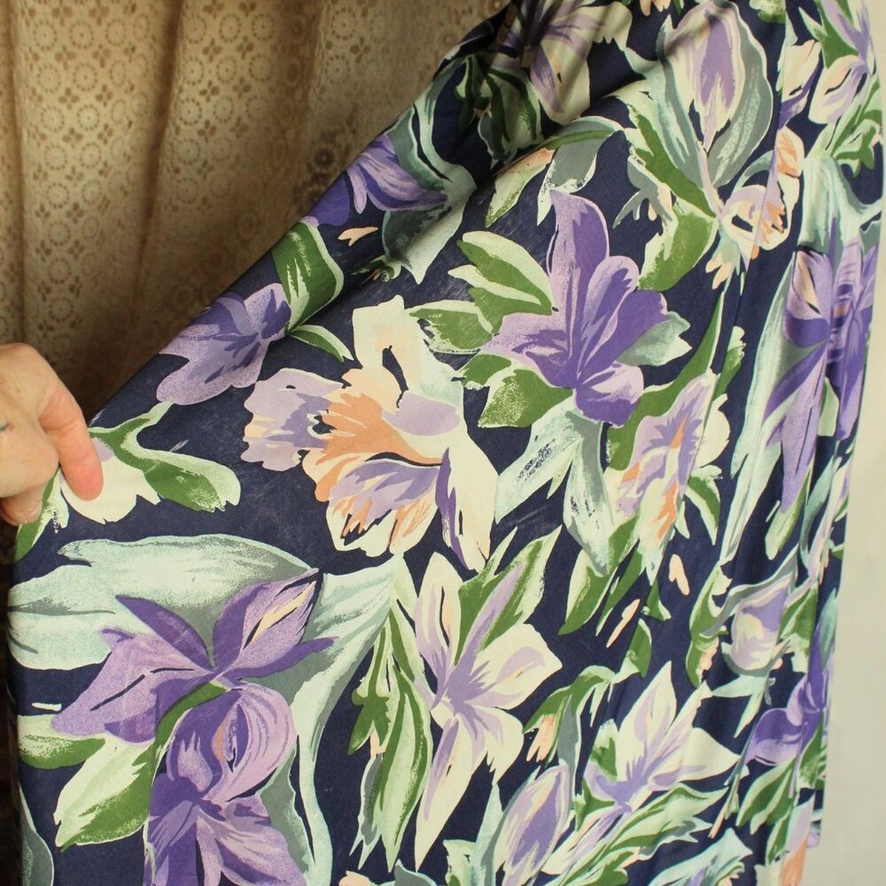 Vintage 1980's Dress with Pockets and Belt, Ed Michaels by Melanie Drucher - Picture 15 of 15